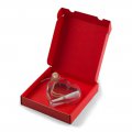 Herz-Flaschenpost / Hochzeits-Flaschenpost Herz Flaschenpost mit rotem Karton